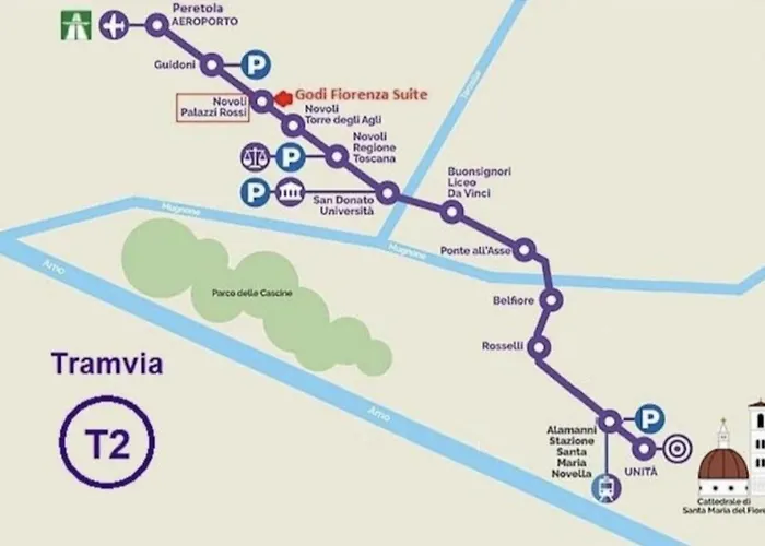 Apartment Godi Fiorenza - Duomo A 15 Minuti E Aeroporto A 4 Minuti Con Tramvia T2 *